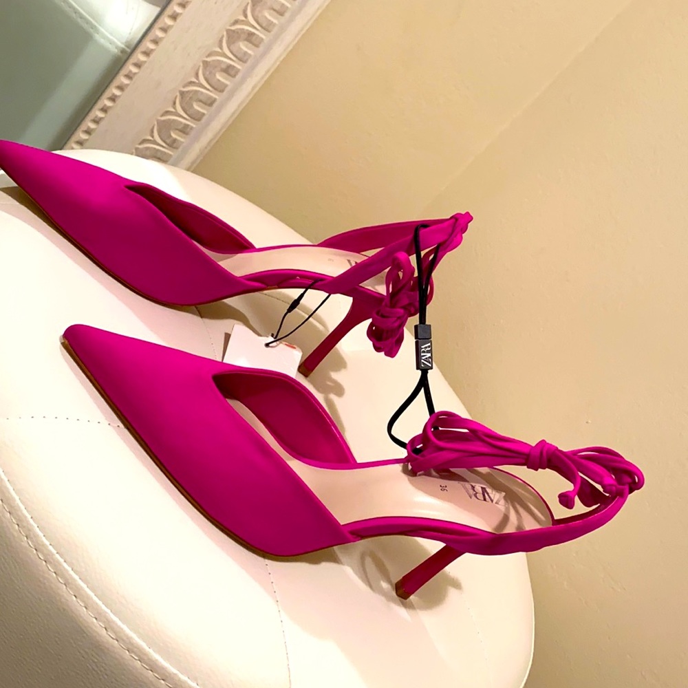 Zara Hot pink shoes